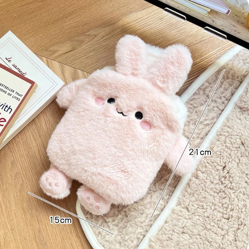 Bolsa de Agua Caliente de Peluche Kawaii – Calor Acogedor para Manos, Pies y Alivio del Dolor Menstrual 🌸🧸