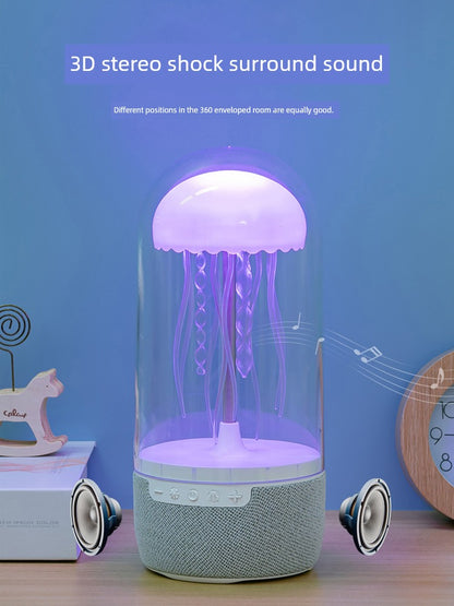 Jellyfish - Sonido y Estilo en un Solo Dispositivo: Altavoz Portátil con Luz Ambiental