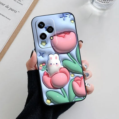 Funda de Silicona Suave con Diseño de Panda – Compatible con Honor 200 Lite 🐼💖