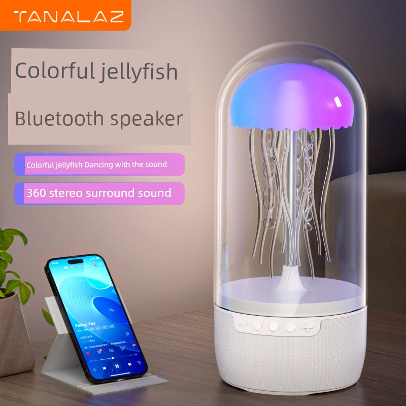 Jellyfish - Sonido y Estilo en un Solo Dispositivo: Altavoz Portátil con Luz Ambiental