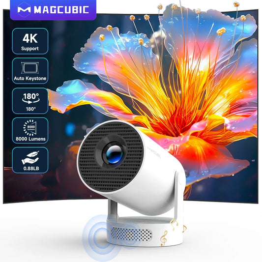 Proyector Magcubic HY300 Pro – Portátil, Android 11, 4K Compatible, Cine en Casa u Exterior 🎥✨