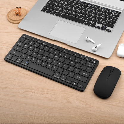 Mini teclado y ratón inalámbricos con Bluetooth de 2,4 G para portátiles, ordenadores de sobremesa, tabletas, iPad, Android y MacBook