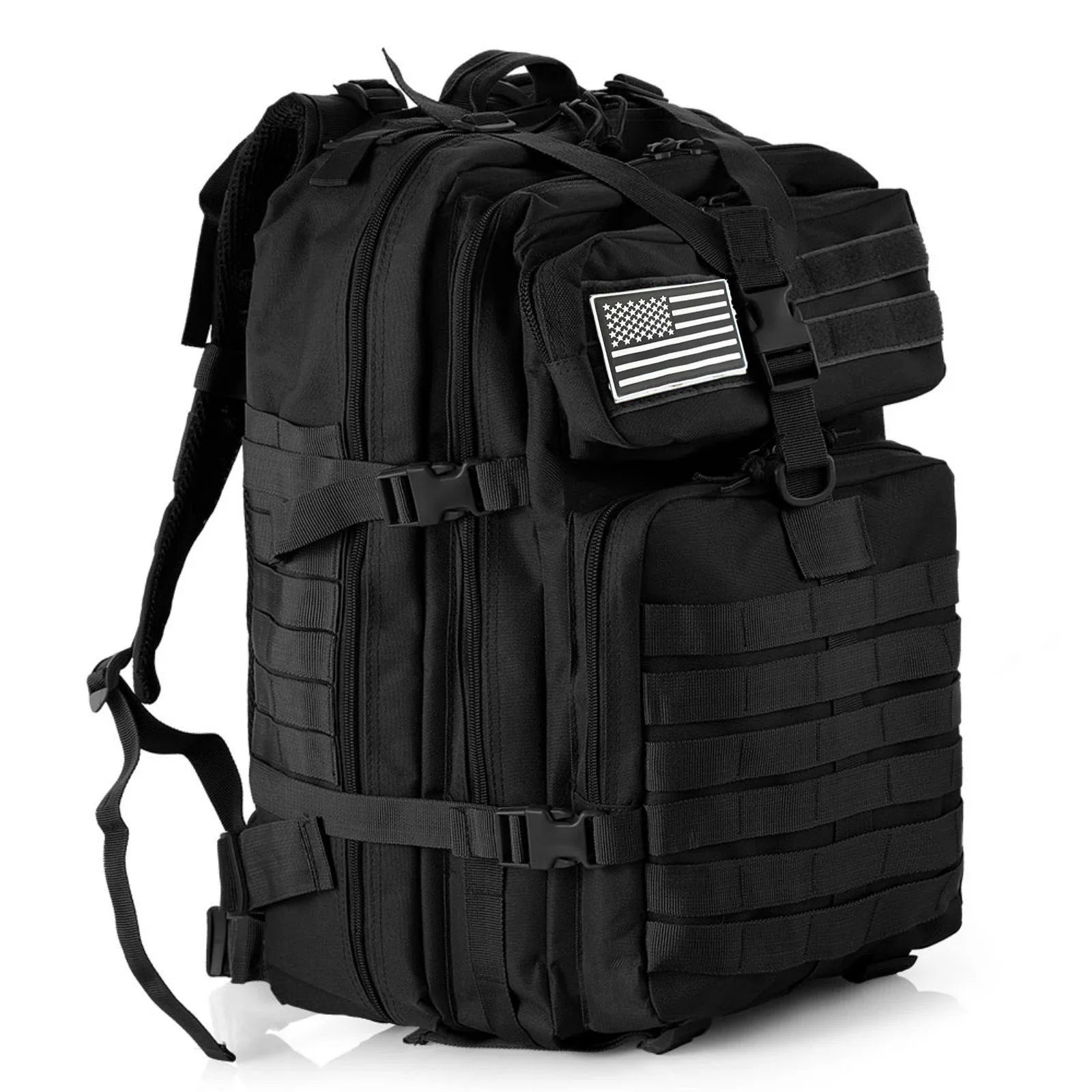 Mochila Táctica Impermeable de Nylon Reforzado – 25L / 50L para Trekking, Pesca, Caza y Camping 🎒🌲