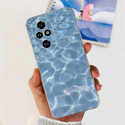 Nueva funda para Huawei Honor 200 6,7" Funda de silicona suave  con estampado de mariposas y flores para Honor 200 Lite 5G