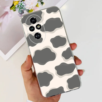 Nueva funda para Huawei Honor 200 6,7" Funda de silicona suave  con estampado de mariposas y flores para Honor 200 Lite 5G