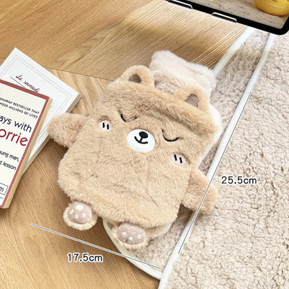Bolsa de Agua Caliente de Peluche Kawaii – Calor Acogedor para Manos, Pies y Alivio del Dolor Menstrual 🌸🧸