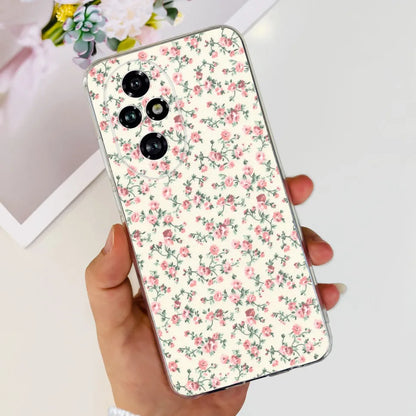 Nueva funda para Huawei Honor 200 6,7" Funda de silicona suave  con estampado de mariposas y flores para Honor 200 Lite 5G